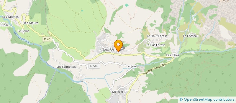 localisation de l'entreprise FR ACTIVITIES  LES ORRES