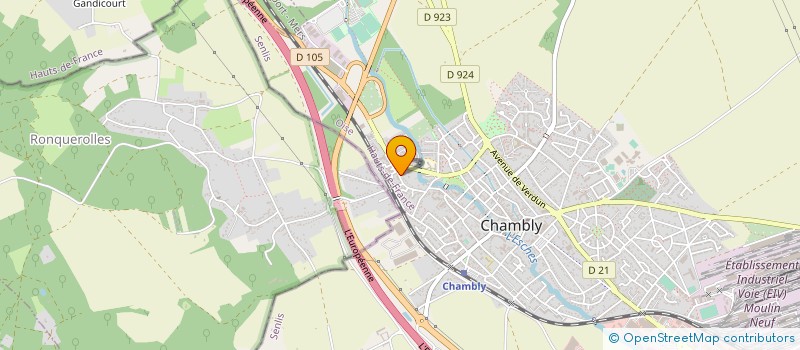 localisation de l'entreprise FR-AUTO NEGOCE  CHAMBLY