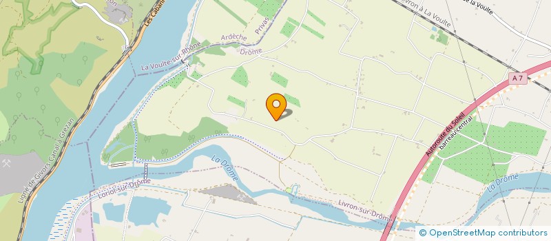 localisation de l'entreprise FR CHAUDIER  LIVRON-SUR-DROME