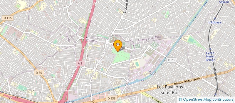localisation de l'entreprise FR COMMERCE  BONDY