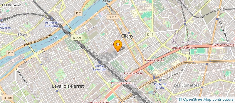 localisation de l'entreprise FR CONNEXION à CLICHY