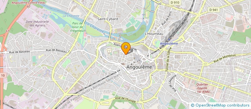 localisation de l'entreprise FR CONSEILS ET PLACEMENTS à ANGOULEME