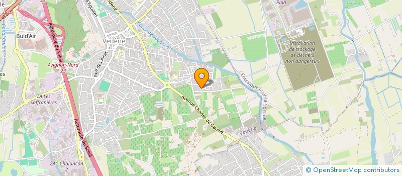 localisation de l'entreprise FR'CONSTRUCTION à VEDENE