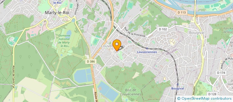 localisation de l'entreprise FR CONSULTING  LOUVECIENNES