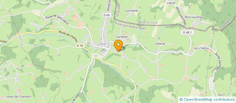 localisation de l'entreprise FR DE MARS  MARS