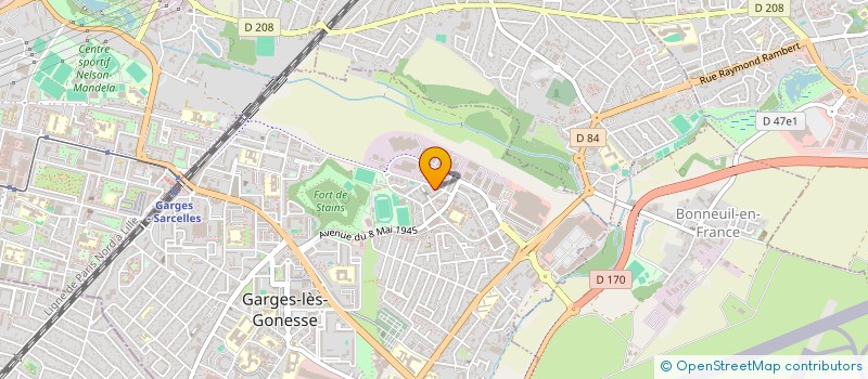 localisation de l'entreprise FR DECORATION  GARGES LES GONESSE