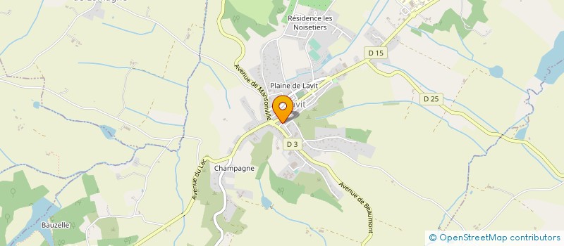 localisation de l'entreprise FR DELZERS  LAVIT