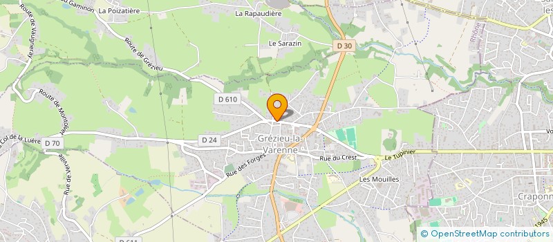 localisation de l'entreprise FR DISTRIB  GREZIEU-LA-VARENNE