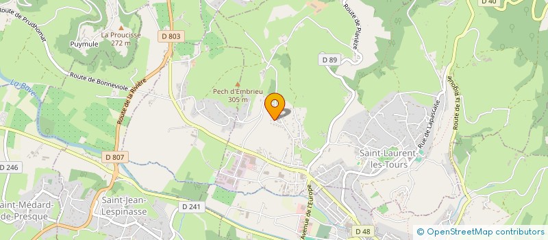 localisation de l'entreprise FR ELECTRICITE  SAINT-LAURENT-LES-TOURS