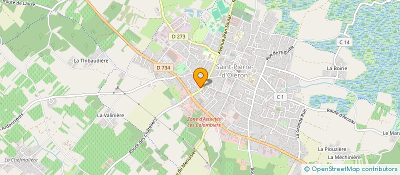 localisation de l'entreprise FR. ET MI. DESORMEAU B. BOYER  SAINT-PIERRE-D'OLERON