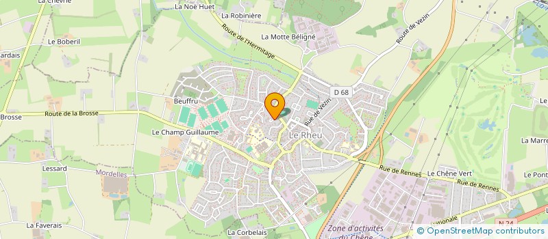 localisation de l'entreprise FR FUTURE RENOVATION à LE RHEU