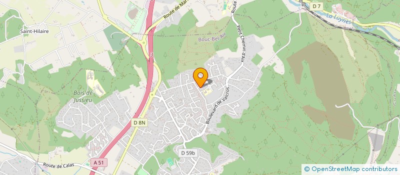 localisation de l'entreprise FR GESTION à BOUC-BEL-AIR
