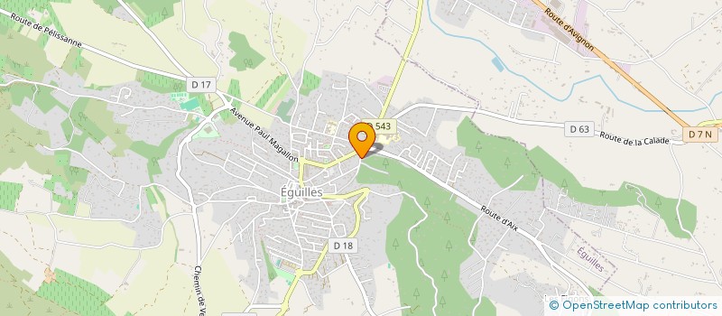 localisation de l'entreprise FR GESTION  EGUILLES