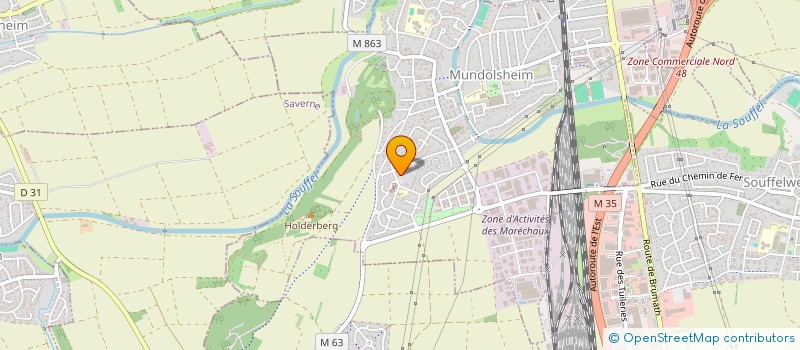 localisation de l'entreprise FR HARMONY  MUNDOLSHEIM