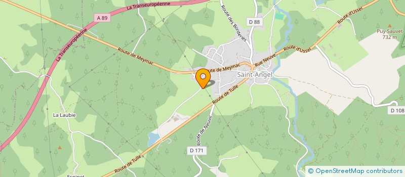 localisation de l'entreprise FR HOLDING  SAINT-ANGEL