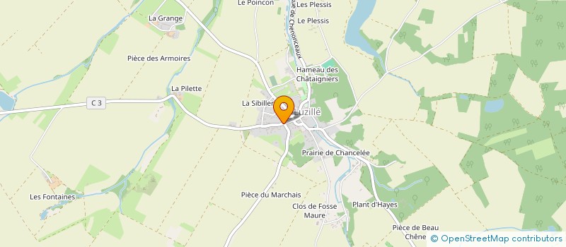 localisation de l'entreprise FR HOLDING  LUZILLE