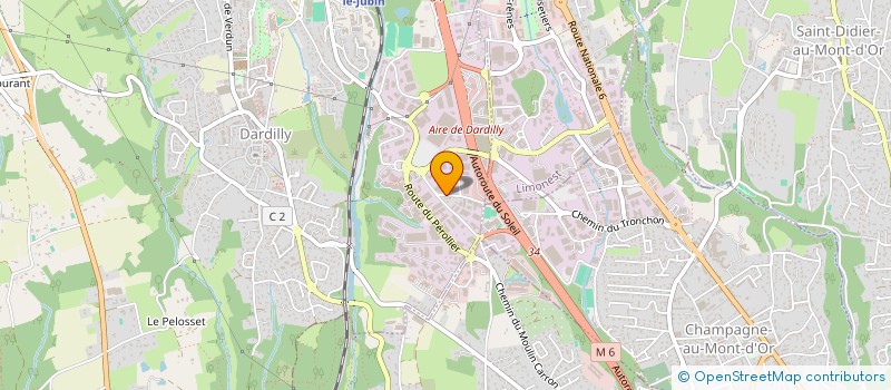 localisation de l'entreprise FR HOLDING  DARDILLY