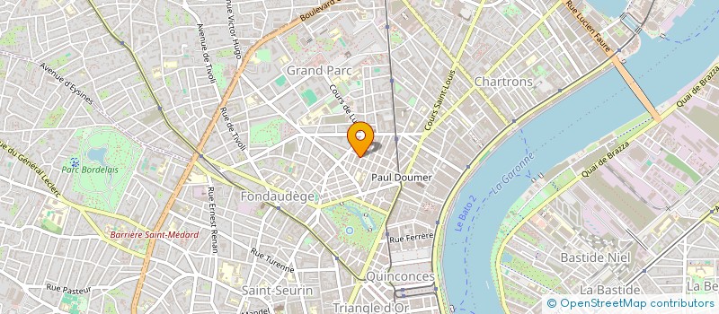 localisation de l'entreprise FR INVEST  BORDEAUX