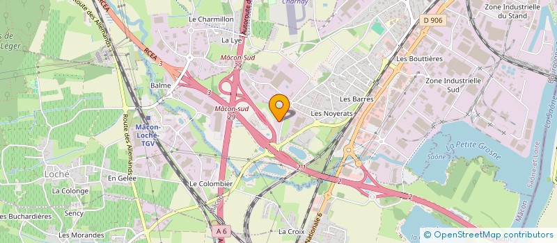 localisation de l'entreprise FR INVESTISSEMENTS à MACON