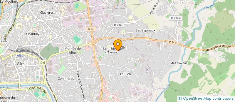 localisation de l'entreprise FR ISOLATION  ALES