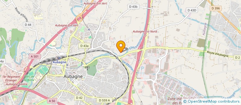 localisation de l'entreprise FR LOCATIONS à AUBAGNE