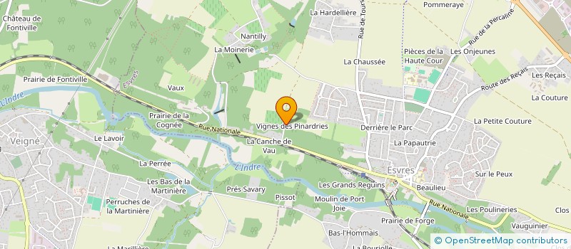 localisation de l'entreprise FR LOGISTIQUE  ESVRES