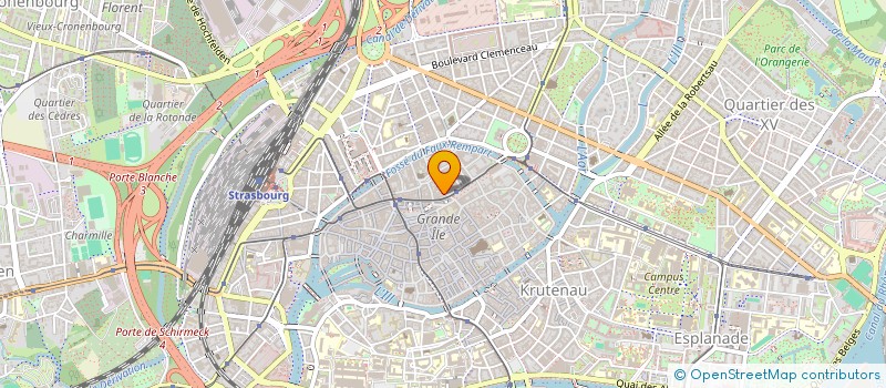 localisation de l'entreprise FR. M INVESTIGATIONS à STRASBOURG