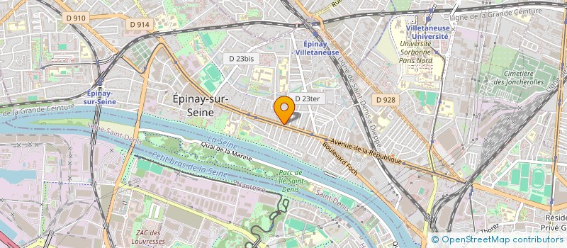 localisation de l'entreprise FR MATERIAUX  EPINAY-SUR-SEINE