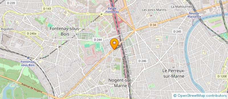localisation de l'entreprise FR NOGENT à NOGENT-SUR-MARNE
