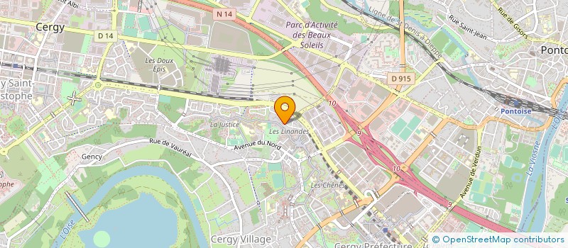 localisation de l'entreprise FR OPTIQUE  PONTOISE