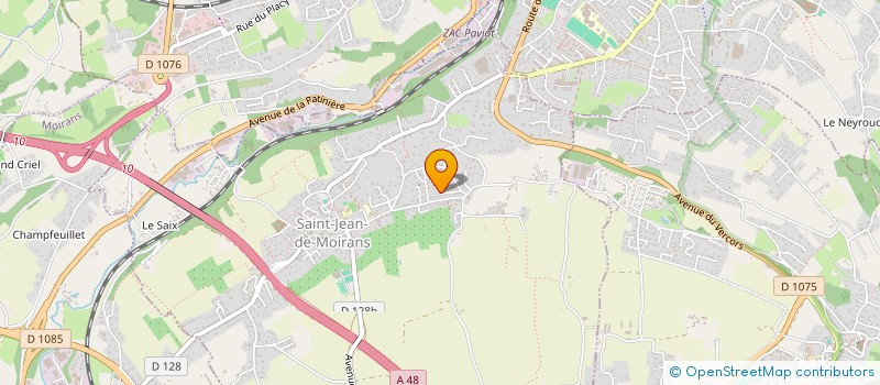 localisation de l'entreprise FR PATRIMOINE  SAINT-JEAN-DE-MOIRANS