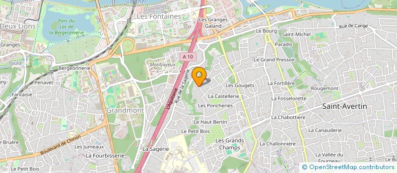 localisation de l'entreprise FR.PI.R  SAINT-AVERTIN