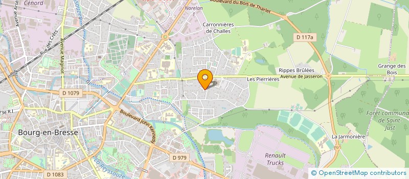 localisation de l'entreprise FR PISCINES à BOURG-EN-BRESSE