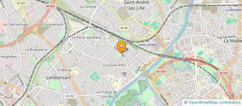 localisation de l'entreprise FR POUR DEVELOPP CENTRES HOSPITALIERS à LAMBERSART