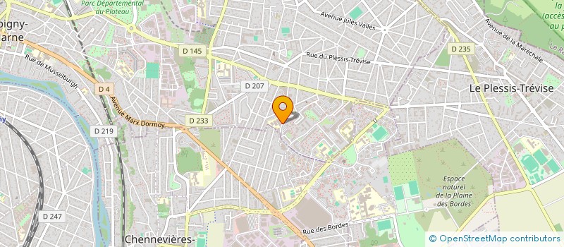 localisation de l'entreprise FR.PRO.SERRURIER. à CHAMPIGNY-SUR-MARNE