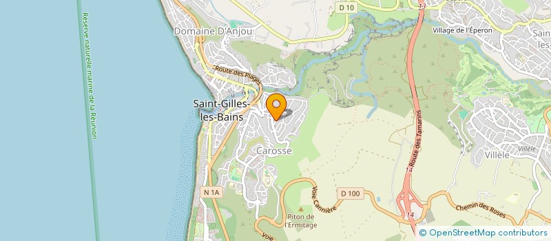 localisation de l'entreprise FR PRODUCTION à SAINT-PAUL