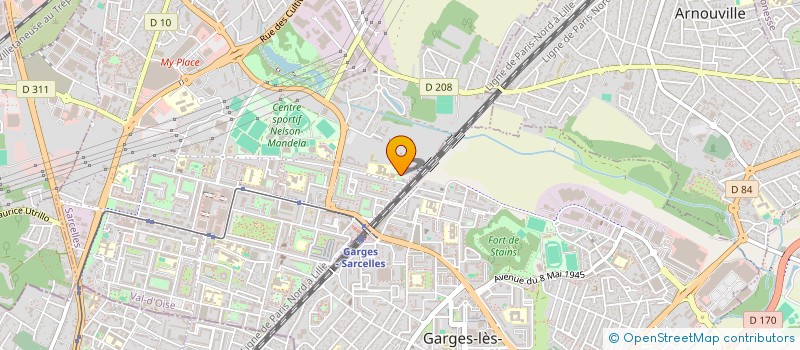 localisation de l'entreprise FR RENOVATION à SARCELLES