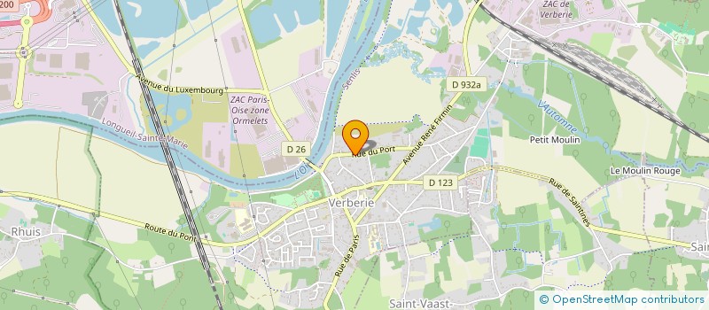 localisation de l'entreprise FR - TOUS UNIQUES, TOUS UNIS  VERBERIE