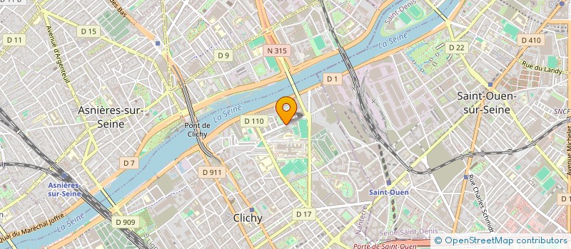 localisation de l'entreprise FR TRANSACTIONS à CLICHY