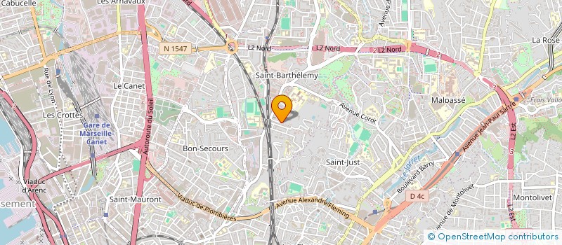 localisation de l'entreprise FR TRANSPORTS ET SERVICES à MARSEILLE