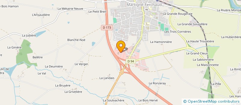 localisation de l'entreprise FR-VESCENCE à MARTIGNE-FERCHAUD