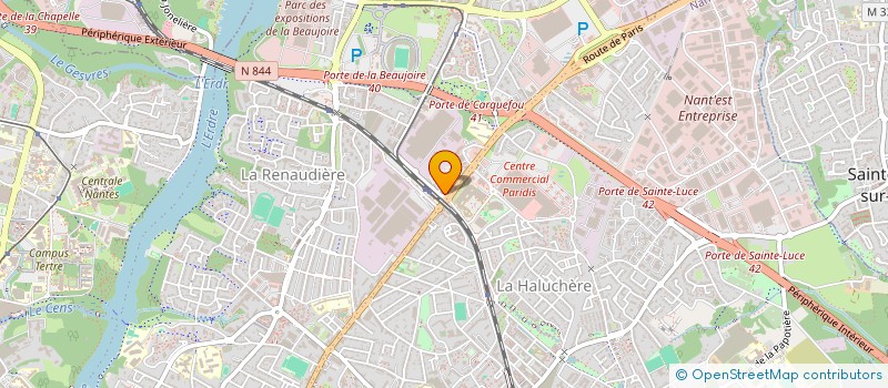 localisation de l'entreprise FR WU à NANTES