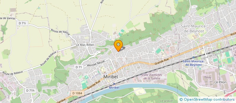localisation de l'entreprise FR2L à MIRIBEL