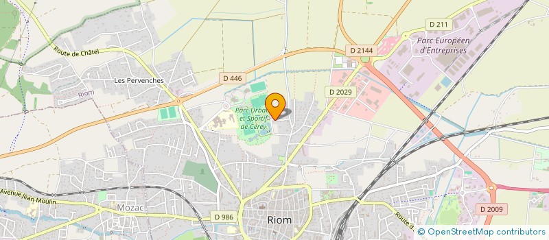 localisation de l'entreprise FR2S  RIOM