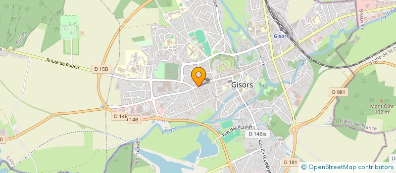 localisation de l'entreprise FR3  GISORS