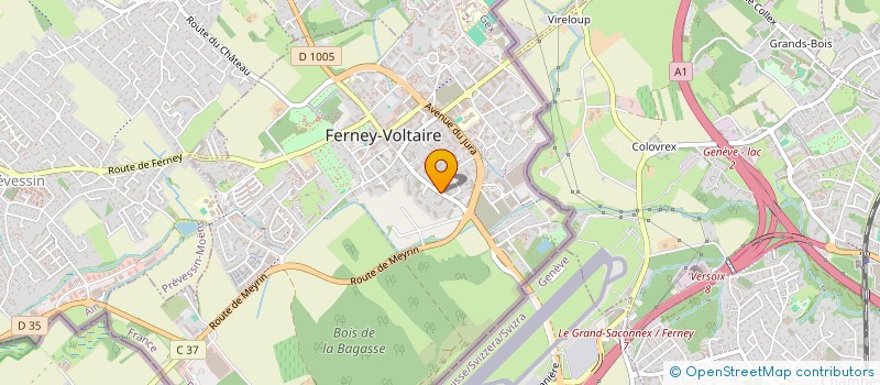 localisation de l'entreprise FR360 à FERNEY-VOLTAIRE