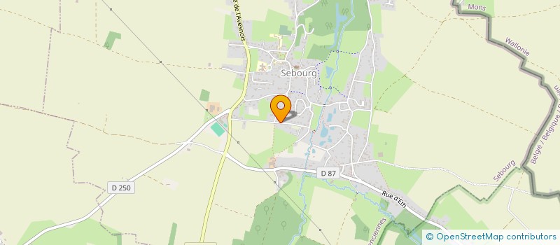localisation de l'entreprise FR3D TECH à SEBOURG