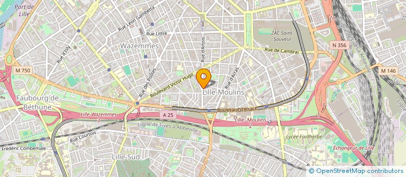 localisation de l'entreprise FR4COM à LILLE