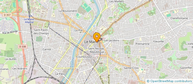 localisation de l'entreprise FR721  LE MANS