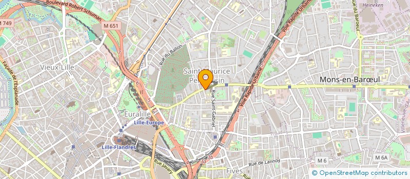 localisation de l'entreprise FR9X ESPORT à LILLE